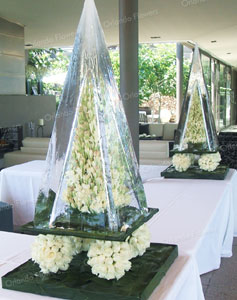 Ice Pyramids withTuberose and Rose balls - Private Function