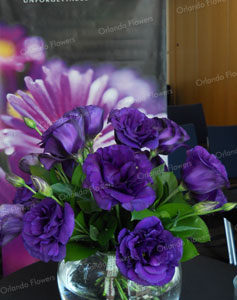 Purple Lisianthus Vases - Pandora Jewellery Launch 