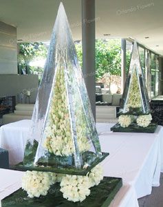 Ice Pyramids withTuberose and Rose balls - Private Function