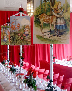Corporate Function Theme - Mad Hatters Tea Party - Grand Tearoom - Heritage Hotel 