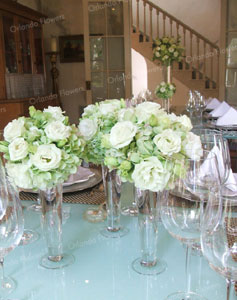 Lisianthus and Hydrangea Vases - Mollies