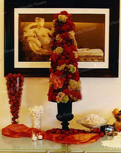  Plum and Celosia Tower - Mollies