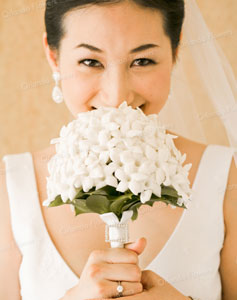 Wired Stephanotis Posy - Photo Emma Bass